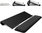 Laborio Computer Keyboard Stand for Desktop, 2-Level Height Adjustment Keyboard Wrist Rest, Non-Slip Key Board Riser Pad for Office, Gaming, and Home Desks