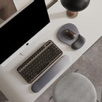 ErgoComfort Gel Wrist Rest Mouse Pad-Ergonomic Office Mousepad with Wrist Support-Non-Slip, Design Desk Accessories Mat for Home&Game Decor (05Midnight Wave)