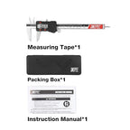 Digital Caliper 6 inch, Stainless Steel Vernier Micrometer Measuring Tool with Large LCD Display, Easy Inch/Metric Conversion, Precision Gauge for Machinists, Woodworking & DIY