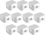 10 Pack Cord Organizer Holder,Magnetic Cable Clips for Desk Nightstand,Cable Management Clips,Desk Cable Holder Clips Adhesive Phone Charging Cable Keeper for Office Home Desktop Bedroom, White