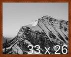 Frame It Easy 33 x 26 Russet Wood Frame (Derby)