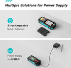 Laser Measurement Tool, MiLESEEY 330Ft Multifunctional Laser Measure with 2.4" Color Backlit Display, Rechargeable Laser Distance Meter with Angle Sensor, m/cm/mm/in/ft+in Measurement Unit