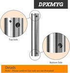 DPXMYG 72 inch Ceiling Fan Downrod with Extension Cord, 6 FT Brushed Nickel Downrod for Ceiling Fan, 1 inch Outside Diameter, Ceiling Fan Boom Suitable for a Wide Range of Fans (Nickel, Not Threaded)