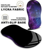 KUOSGM Mouse Pad Wrist Support, Ergonomic Mouse Pad with Massage Dot, Comfortable Computer Mouse Pad for Laptop, Wrist Rest Pain Relief Mousepad with Non-Slip PU Base for Office & Home, 12 x 8 in