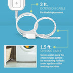 D-Link Next-Gen WiFi Water Leak Detector Starter Kit with 2 sensors—Loud 100 dB Sound Alarm—App Alert—LED Strobe Light—No Hub Required—Works with Google—1000ft Ultra-Long Range—Expandable (SW-A11KT)