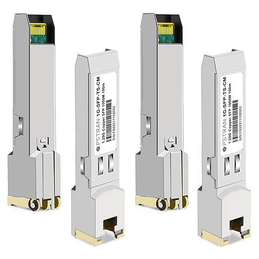 OPSTRAN 1000BASE-T SFP RJ45 Copper Transceiver Module Compatible with Cisco Meraki MA-SFP-1GB-TX 100m Cat5e/6 4 Pack