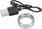 FOSA Smart Health Ring, NFC Sleep Monitor with Temperature Tracking, Step Counter, IP68 for Video Scrolling, Book Page Flipping (Green)
