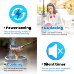 60 Minute Visual Timer for Kids and Adults, Non-Ticking 5.5 Inch Large Visual Countdown Timers for Classroom Desk, Kitchen Timer for Meeting, Working, Home and Cooking (White)