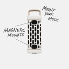 Turtlebox Ranger: Loud! Outdoor Portable Bluetooth 5.4 Speaker | Rugged, Waterproof, Ultra-Portable | Plays to 105db, Deep Bass, Shockproof, Unlimited Pairing for Full Stereo Experience, Ivory