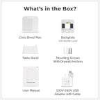 Breez Max | ENERGY STAR CERTIFIED Smart AC Controller | WiFi Thermostat for Mini-Split, Window, Portable ACs/Heat Pumps | AI-Based Tech | Free App, No Subscriptions | Alexa, Google, IFTTT etc. (White)