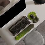 ErgoComfort Gel Wrist Rest Mouse Pad-Ergonomic Office Mousepad with Wrist Support-Non-Slip, Design Desk Accessories Mat for Home&Game Decor (08Serene Forest)