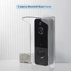 PC Transparent Plastic Protector Cover,Camera Doorbell Cover,Doorbell Rain Cover Weatherproof Compatible for Blink/Ring Pro2/Arlo/Wyze/Google Nest/Reolink（Excluding Display Equipment）