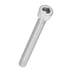 Kozelo 25pcs Socket Head Cap Screws - [M6-1 x 55mm] 304 Stainless Steel Allen Socket Drive for Electrical Motor 3D Printing Fan Engine Replacement Use, Silver
