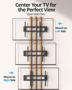 85 86 98 100 inch Heavy Duty Tilt TV Wall Mount Bracket for 65-120" Large TVS Up to 220LBS,Ultra Slim Tilting TV Mount, Max VESA 900×600mm, 16/18/24/32" Studs,Fit Most 65+ 75+ 120 TVs