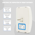 BSEED Surge Protector Power Strip for Home Appliance, 3 Outlet Power Surge Protector, Voltage Protector Brownout Surge Refrigerator 1875W, 120V, 15A, 1 Pack
