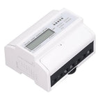 Energy Meter 3 Phase Electricity Usage Monitor LCD Display DIN Rail Mounting Power Meter 3x15A DC3x220V 380V