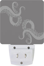 Smoaffly Octopus Night Light Plug-in LED Nightlights Auto Sensor Night Lamp Dusk-to-Dawn Lamp Home Decor for Nursery Children Girls Boys
