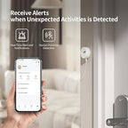 Linptech Human Presence Sensor ES1,Smart Motion Sensor with 24G mmWave Radar,Occupancy Sensor Requires Tuya Zigbee Hub for Home Security and Automation,Compatible with Alexa,Smart Life,Z2MQTT,ZHA