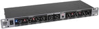 Rockville RX230 2-Way Stereo/3-Way Mono Crossover, XLR Input/Output, Adjustable Crossover Range, 24 dB/Octave Filters, Rack-Mountable for DJs and Live Sound