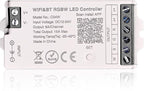 TUNICHX RGBW SMD FCOB 5 PIN LED Strip 2.4 GHz WiFi Group Controller Alexa Google Home Smartphone APP Control Compatible with WR01RF LM096 FUT095 FUT096 B3 T3 Mi-Boxer/Mi-Light RGBW Remote