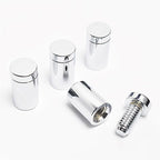 ArtToFrames 17x25 Inch Double Panel Floating Acrylic Picture Frame (Full Frame is 21x29) comes with Chrome Standoff Hardware, Made in the USA, 5 Pack