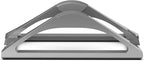 HumanCentric Vertical Laptop Stand for Desks in Space Grey, Upright Adjustable Holder to Dock Apple MacBook Stand, and Other Laptops to Organize Work & Home Office, Automatic Grip