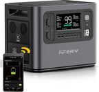 AFERIY P210 Portable Power Station 2400W,2048Wh LiFePO4 Battery Generator with USB-C PD 100W Fast Charging for Emergencies, Power Outages,Home Backup,Camping(Solar Panel Optional)