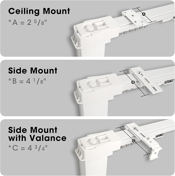 SmartWings Automatic Curtain Opener with Drapery, Motorized Vertical Blinds with Remote, Electric Closet Doors Sliding Panels Compatible with Alexa Google Homekit, 90% Blackout Milky Coffee