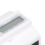 Energy Meter 3 Phase Electricity Usage Monitor LCD Display DIN Rail Mounting Power Meter 3x15A DC3x220V 380V