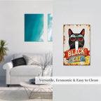 Bvtewkhz Black Cat Vintage 1 Gang Single Toggle Decorative Outlet Covers Light Switch Plate Electrical Receptacle Switchplate For Bathroom Kitchen Bedroom