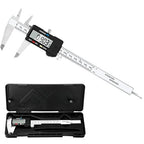 Simhevn Electronic Digital Caliper Measuring Tool, Stainless Steel Vernier Caliper Digital, Easy Switch from Inch Metric, LCD Screen,0-6inch/150mm Caliper Measuring Tool for DIY/3D Printing