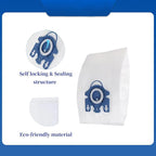 30 Pack 3D Dust Bags for Miele GN Vacuum Cleaner Bags Replacement for Classic C1 Complete C1 C2 C3 S2 S5 S8 S400 Series with 6 Motor Protection Filters 6 AirClean Filters