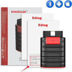 KINGBOLEN Ediag OBD2 Scanner Bluetooth, Bidirectional Scanner All System Diagnostic Tool for iOS & Android, Active Test,15+ Reset Function, FCA AutoAuth, 1 Year Update