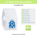 Puredaisy Replacement Dust Bags for Miele GN Vacuum Cleaners - Pack of 10 Bags, 3 Filter Sets, 1 Small Brush - Compatible with Classic C1, Complete C1/C2/C3, S2, S5, S8, S400 Series