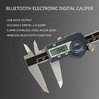 AICEY Digital Caliper Measuring Tool, IP54 Waterproof Stainless Steel Electronic Caliper with Large LCD Display Digital Micrometer, Available in 6in/150mm (ACE-KC15)