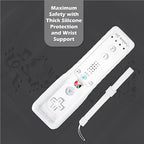 Digital Dynasty 2 Pack Motion Plus Wii Controller with Nunchuks - Wii Remote with Nunchuks Compatible with Nintendo Wii & Wii U (White)