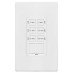 TG 1-Hour Countdown Timer Switch, for Bathroom Exhaust Fans, Heaters, Lights, LED Indicator, 120VAC 800W, No Neutral Wire Required, UL Listed, Screwless Wall Plate, White, 1 Pack