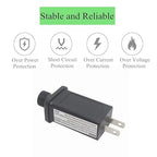 4.5V 1A LED Controller LED Transformer Class 2 Power Supply, IP44 Waterproof Low Voltage Transformer US Plug for Christmas Light, String Light