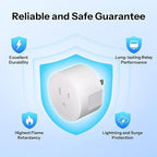 SONOFF Matter Smart Plug S41s, 15A 1800W Max, Remote & Voice Control via Alexa/Google Home, ETL Certified, Timer Outlet, Matter-Compatible with Alexa, SmartThings, Google, and HomeKit (4-Pack)