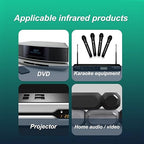 SPENFiLY Amplified IR Repeater Transmitter Kit – Universal IR Blaster Emitter & Receiver for Cable Box, STB & Amplifiers, Long‑Range Infrared Remote Control Extender SU101AH