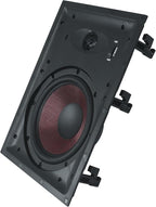Rockville Pair WA858 320W in-Wall Speakers, 8" Kevlar Woofer, Silk Dome Tweeter, Magnetic Grilles, 2-Position Tweeter Control, 8-Ohm, for Home Theater & Whole-House Audio