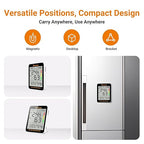 Temtop Smart Air Quality Monitor - Indoor Air Quality Meter with PM2.5, AQI, Temperature and Humidity Detector for Home, Office or School, App Connectivity, OTA Updates, 60-Day Battery Life