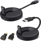 Wireless HDMI Transmitter and Receiver Kit. HDMI Wireless Extender Supports 2.4/5GHz Frequencies for Streaming of Video and Audio from Devices Such As Laptops, Cable Boxes, Cameras to Your Monitor/TV