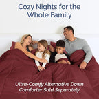 Full XL Bed Sheet Set - 4 Piece Extra Long Extended Full XL Sheets - Soft, Breathable & Cooling - Fits 8" to 16" Mattress w/ Deep Pockets - 54" x 80" - Easy-Fit, Wrinkle & Fade Resistant - Burgundy