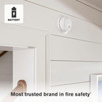 First Alert Smoke Alarm, 10-Year Sealed Battery Detector with Test & Silence Button, SMI110, 1-Pack