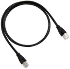 Amazon Basics RJ45 Cat 6 Ethernet Patch Cable, 1Gpbs Transfer Speed, Gold-Plated Connectors, 3 Foot - 10-Pack, Black, L6LLA010-CS-R