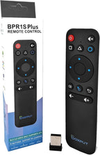 BOXPUT BPR1S Plus Air Mouse Remote BT & 2.4G RF Replacement Remote with USB Receiver and Voice Control Supports 6-Axis Gyro IR Learning for Android TV Box TV Stick Smart Set Top Box