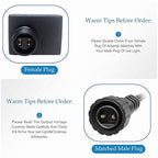 Replacement 12V 0.5A LED Transformer JT-DC120V0500-C Class 2 Power Supply IP44 LED Light Controller Low Voltage Transformer for Christmas String Light Inflatable Decorations (12V6W 1PCS)