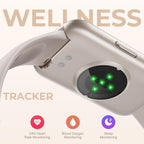 TIFOZEN Health Fitness Tracker Smart Watch with 24/7 Heart Rate, Blood Oxygen, Sleep Tracker, Pedometer, 3 Colorful Bands & 3ATM Waterproof Activity Tracker with Step Calorie Counter, Starlight