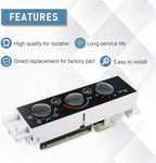 DICMIC A/C Heater Control Panel Climate Control Module Without Rear Window Defogger Switch for 1996-2000 Chevy GMC C1500 C2500 C3500 K1500 K2500 K3500 Suburban Yukon Replace# 599-007, 15-72548